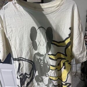 Graphic T-Shirt with Cartoon Design